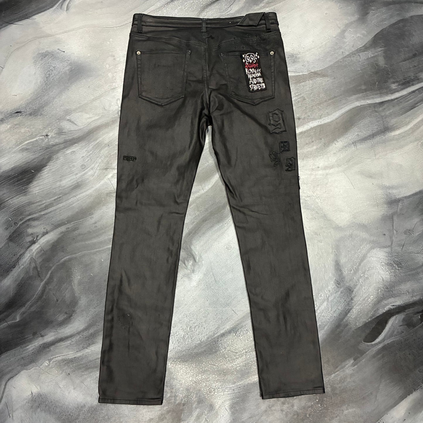 Ksubi Waxed Black ‘999’ Jean (34)