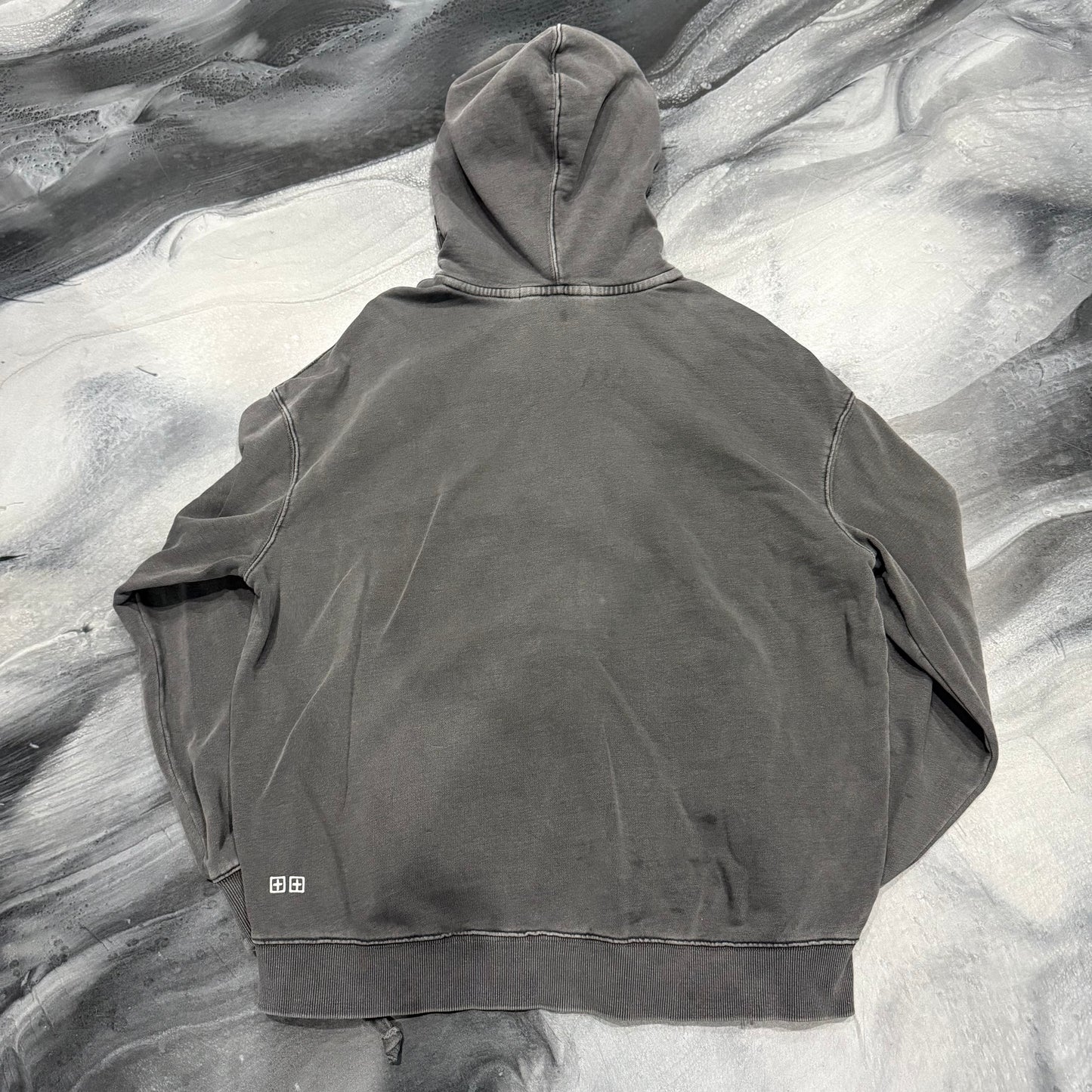 Ksubi Grey Contact High Hoodie (M)