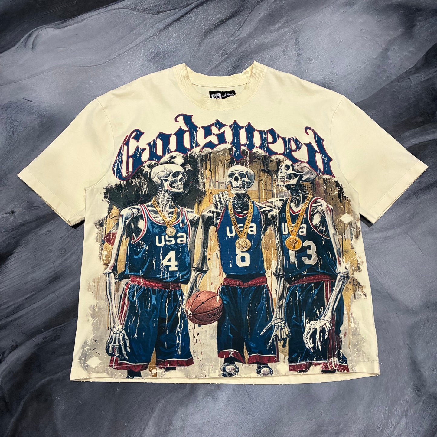Godspeed Cream Dream Team Tee (M)