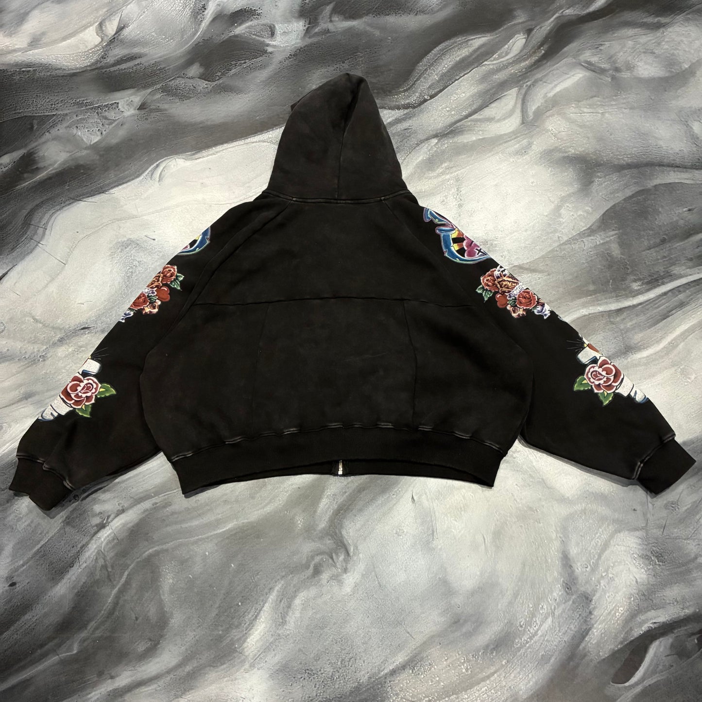 Righteous Black Risen King Zip Up (L)