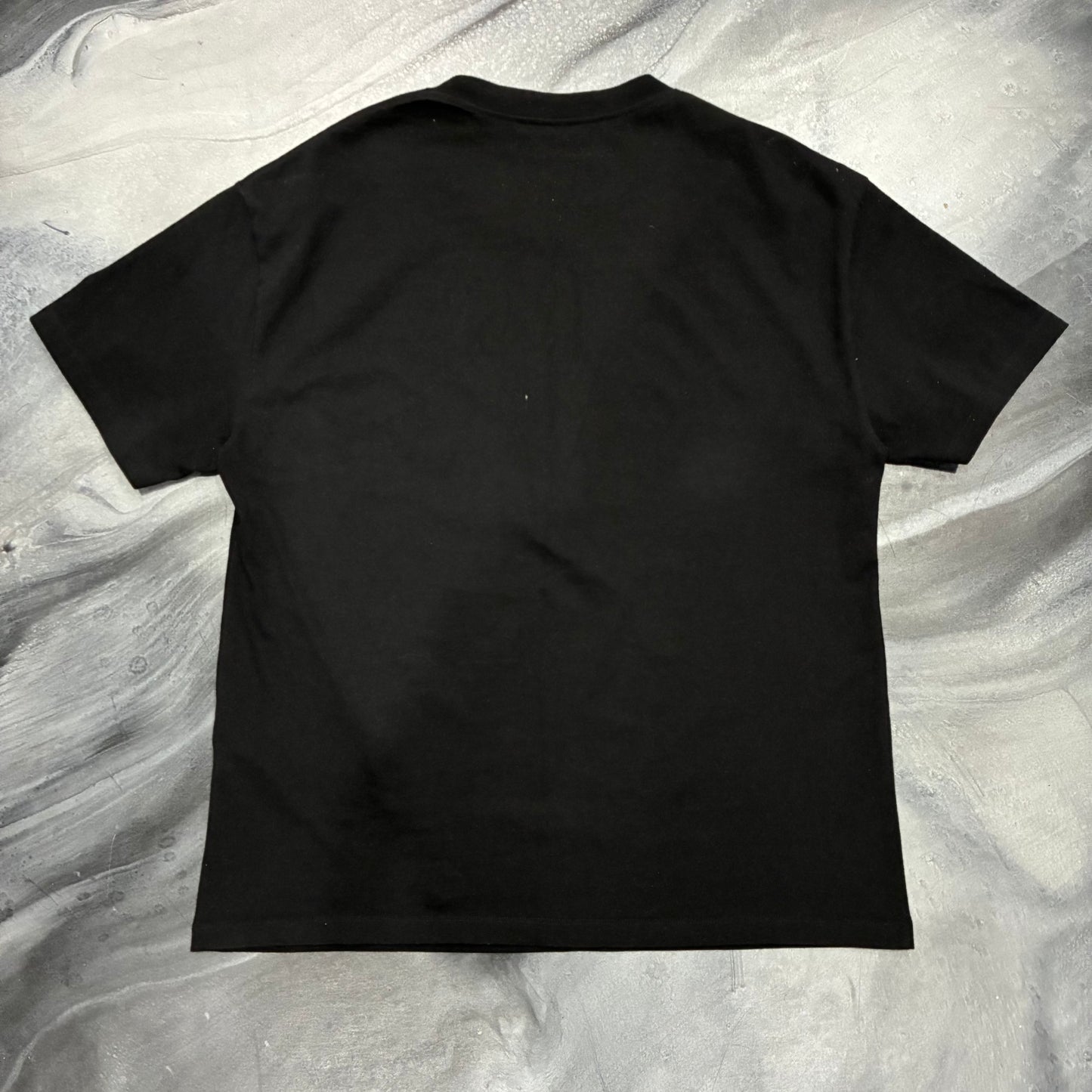 Celine Black Double C Logo Tee (M)