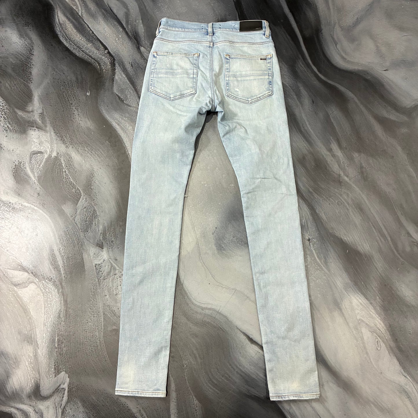 Amiri Light Blue/White Patch Jean (30)