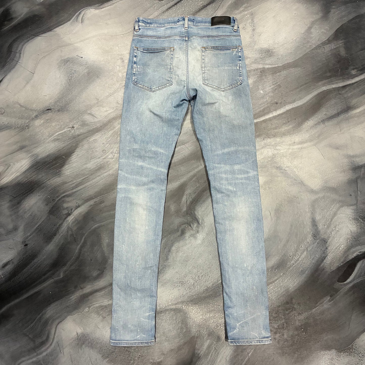 Amiri Light Blue Plain Skinny Jean (31)