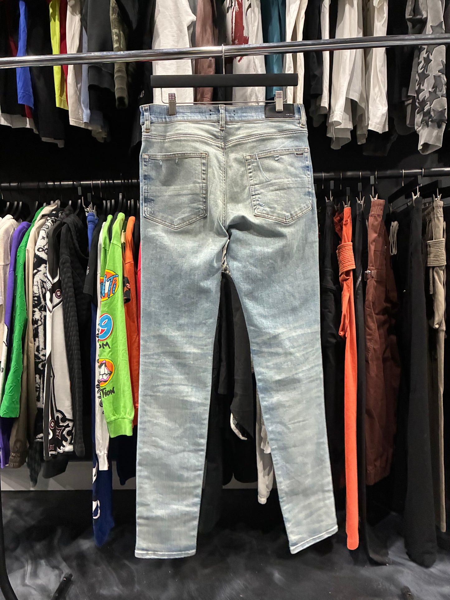 Amiri Light Blue Antique Art Jean (34)