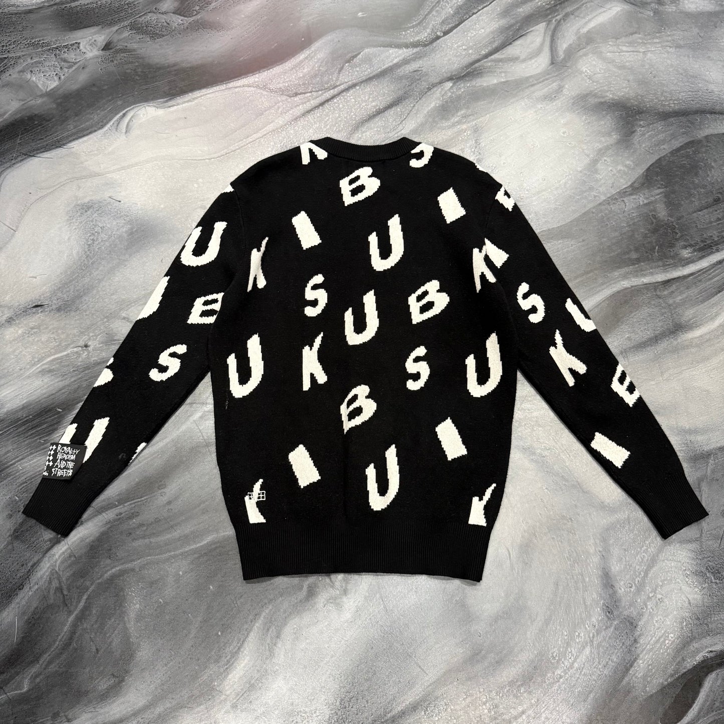 Ksubi Black/White Monogram Sweater (S)