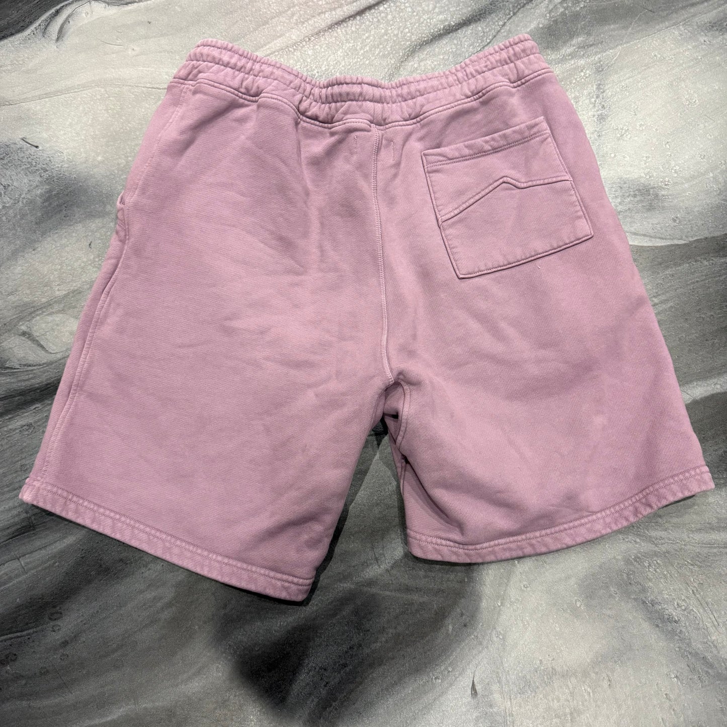 Rhude Maroon Script Logo Shorts (XL)