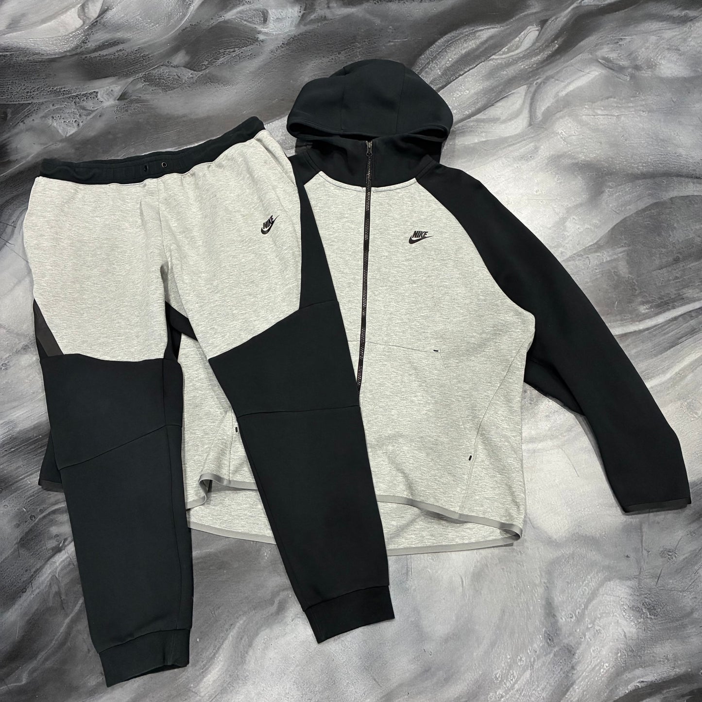 Nike Grey/Black Tech Suit (2XL)
