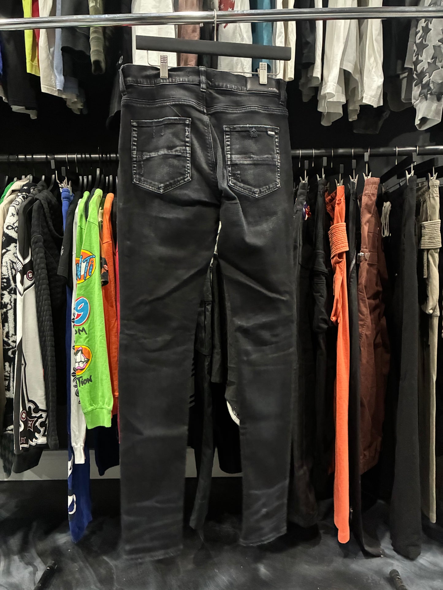 Amiri Aged Black MX1 Camo Patch (32)