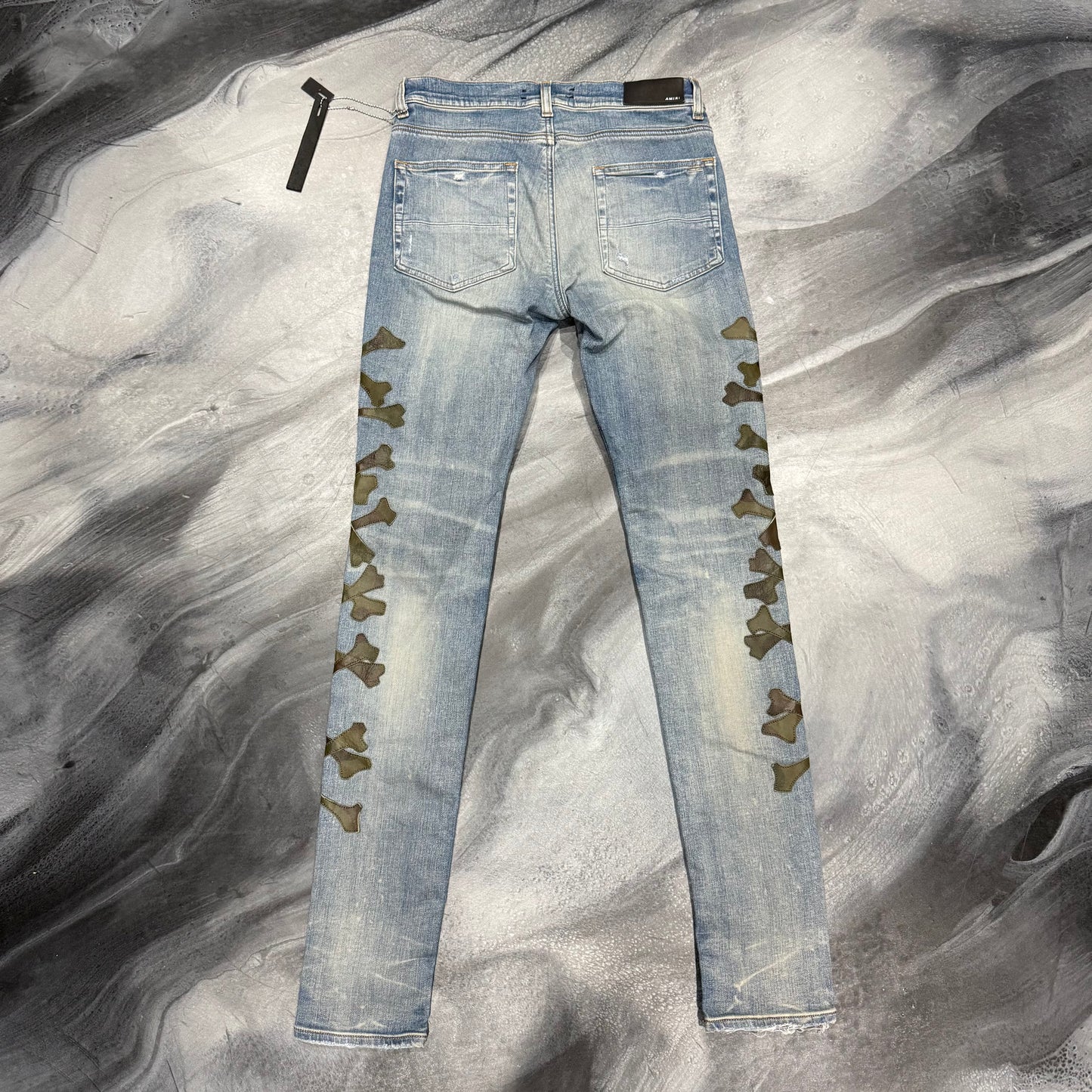 Amiri Indigo/Green Bones Jean (30)