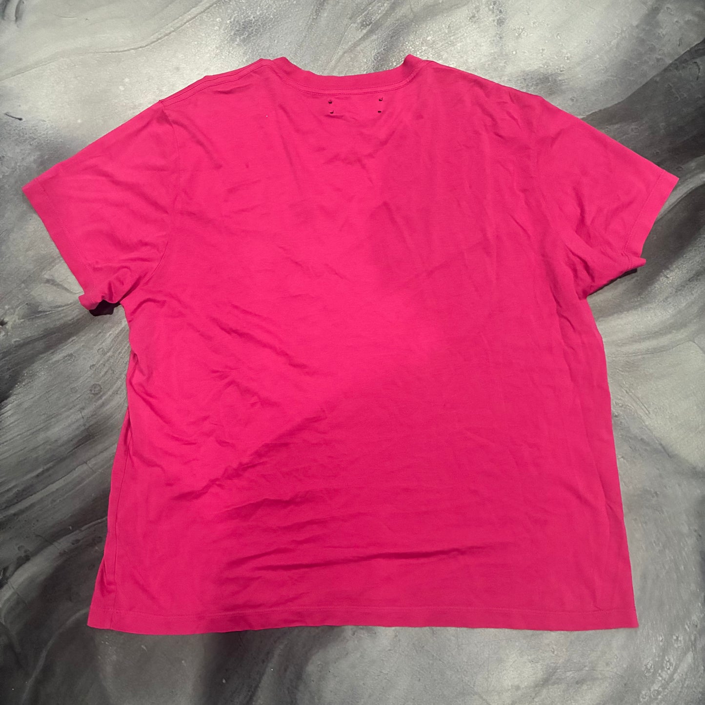 Amiri Hot Pink Logo Tee (L)