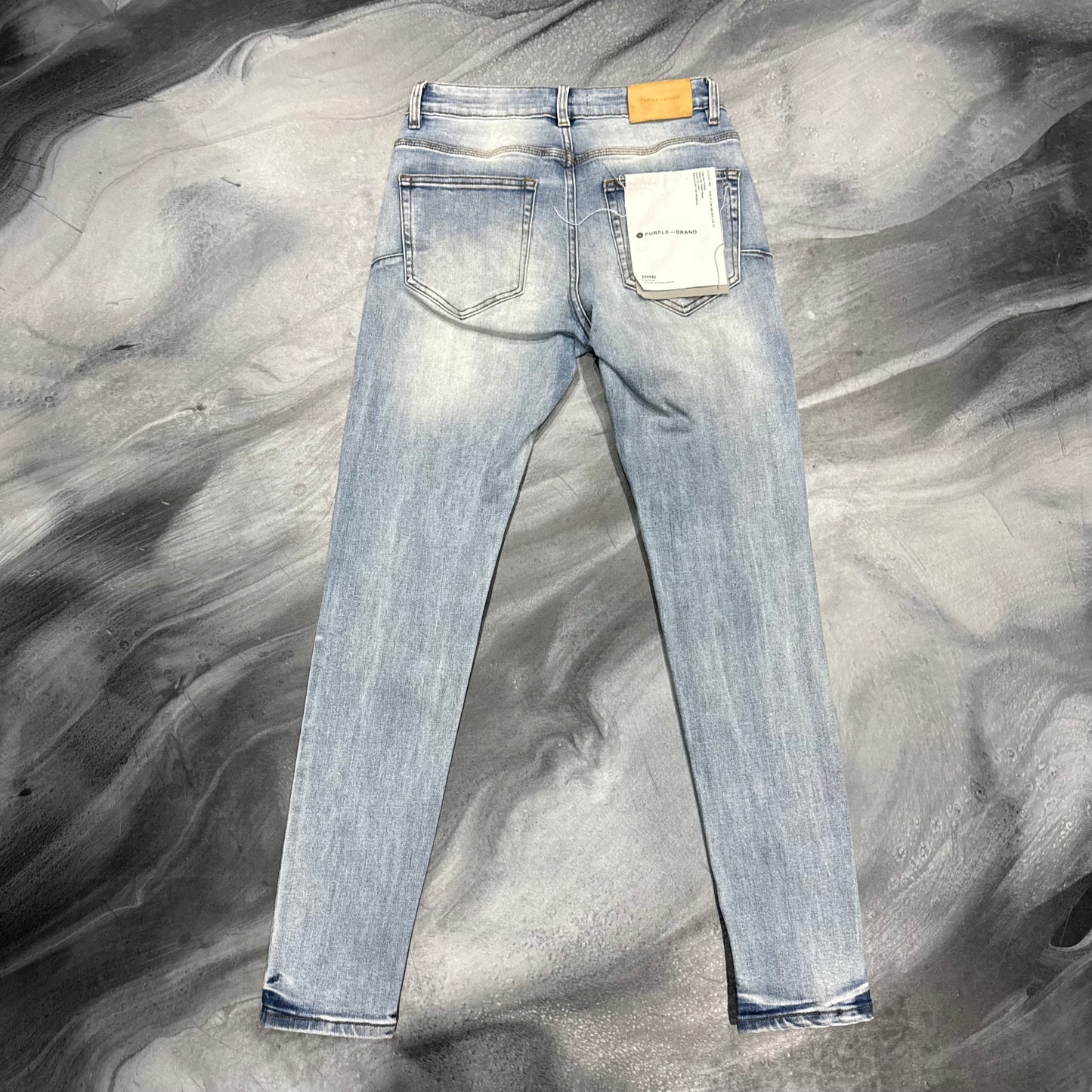 Purple Brand Light Blue Pixelated Logo Jean (29)