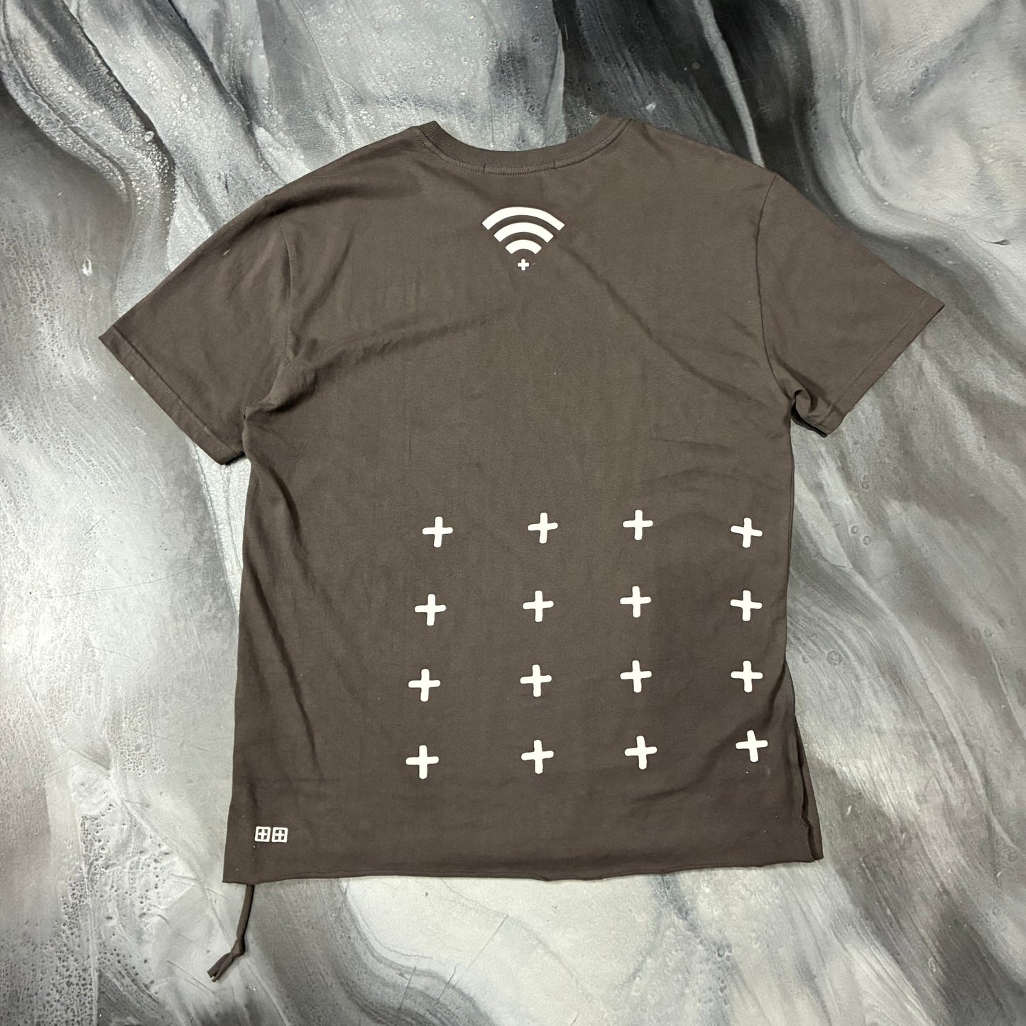 Ksubi Brown Global Offline Tee (S)