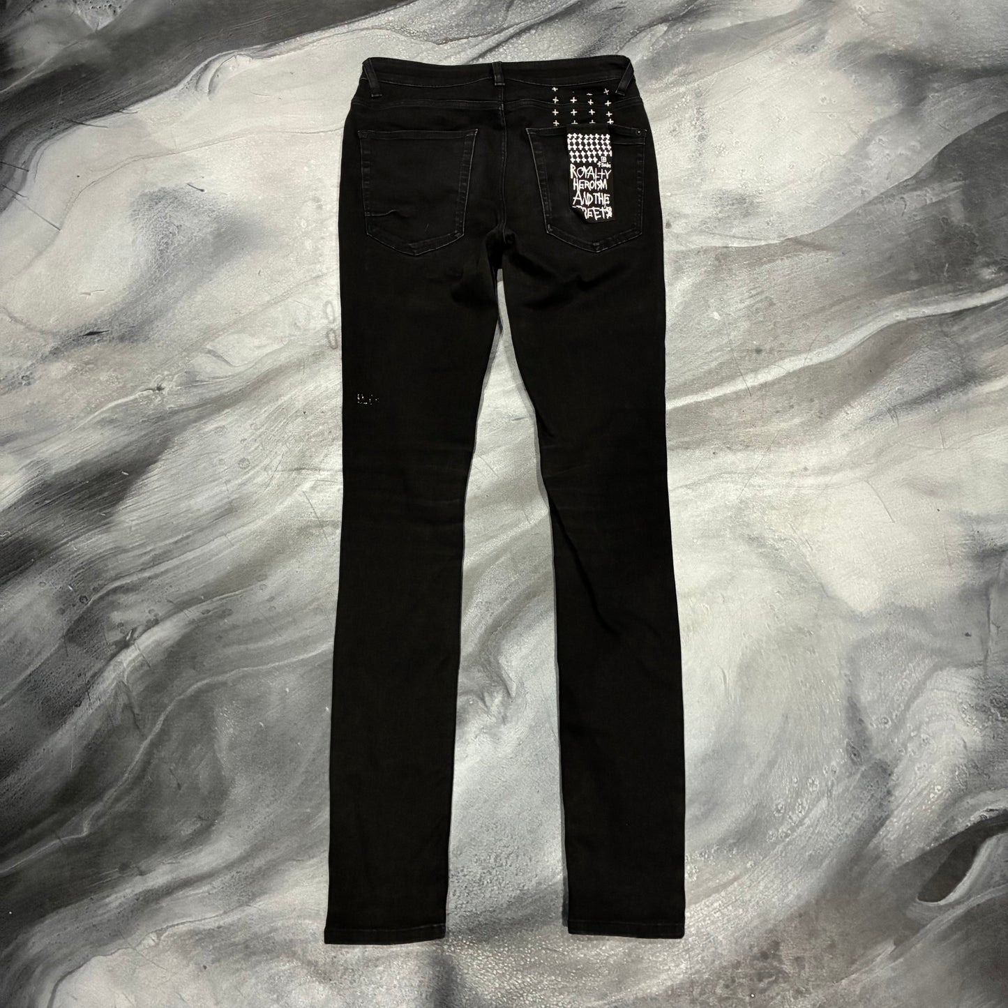 Ksubi Black Plain Skinny Jean (28)