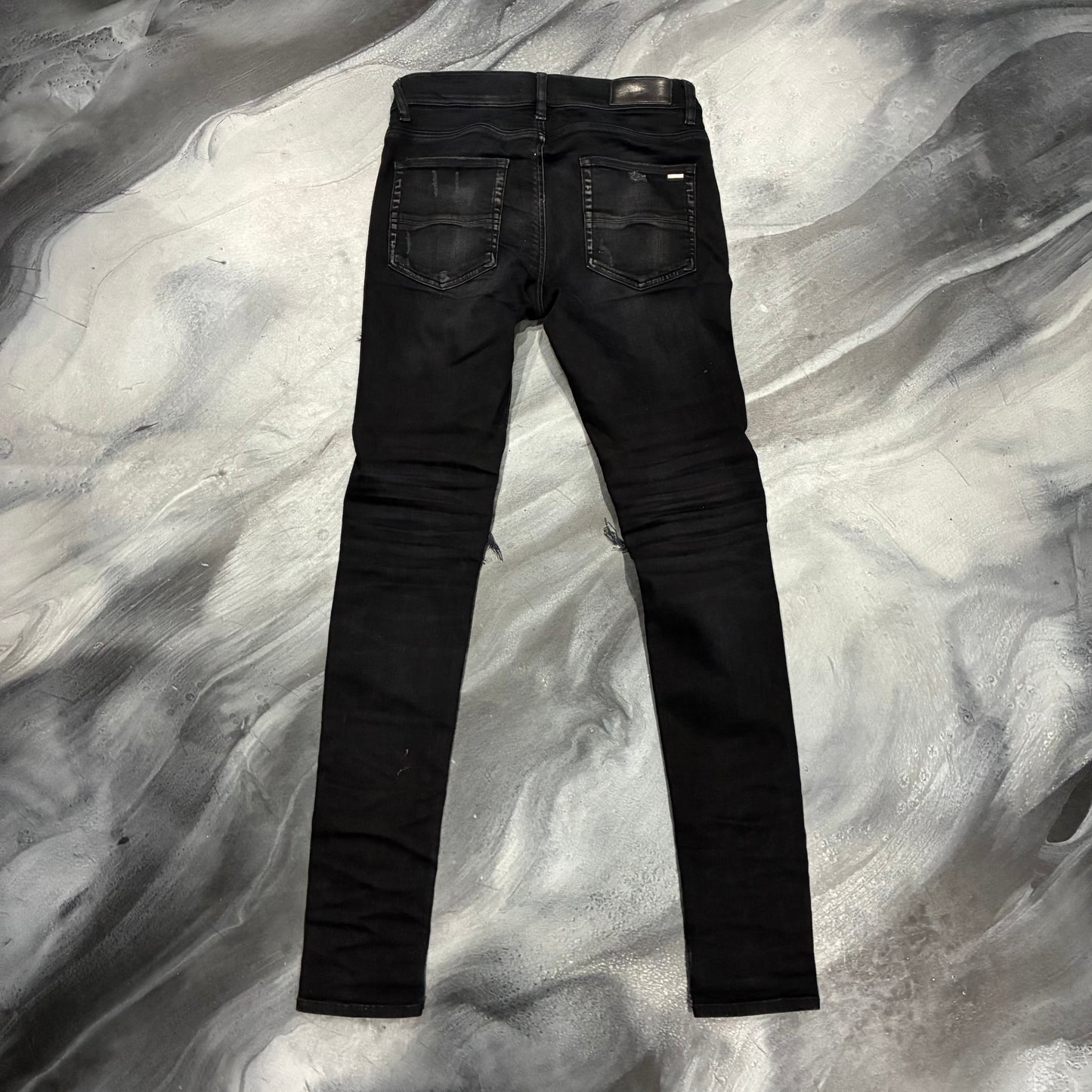 Amiri Faded Black/Camo Patch Jean (29)