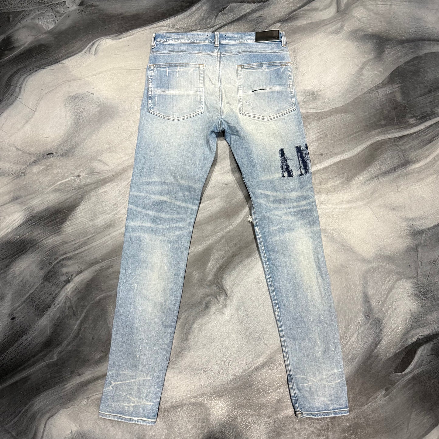 Amiri Light Blue/Denim Core Logo Jean (30)