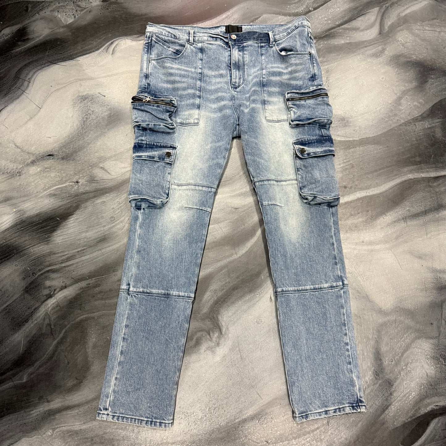 RTA Cargo Blue Jeans (38)