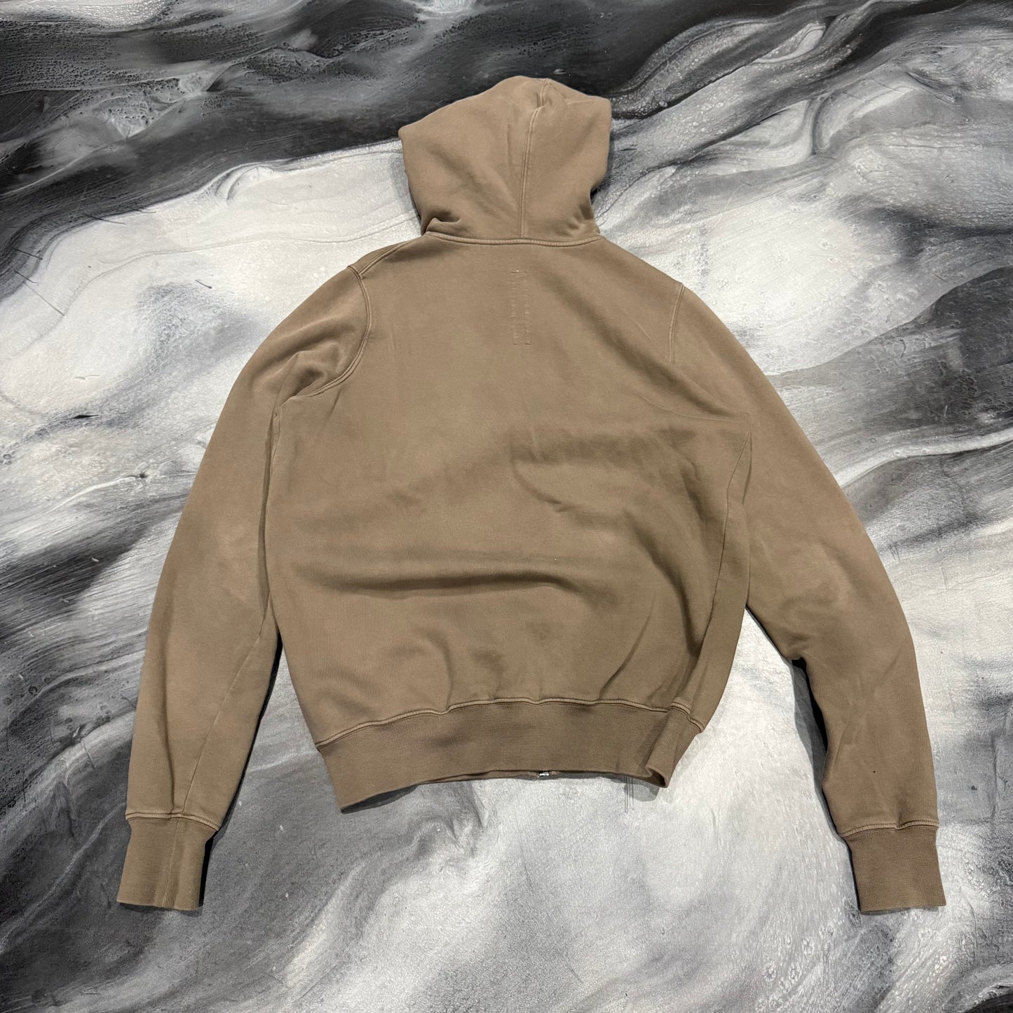 Rick Owens Brown Zip Up Hoodie (XL)