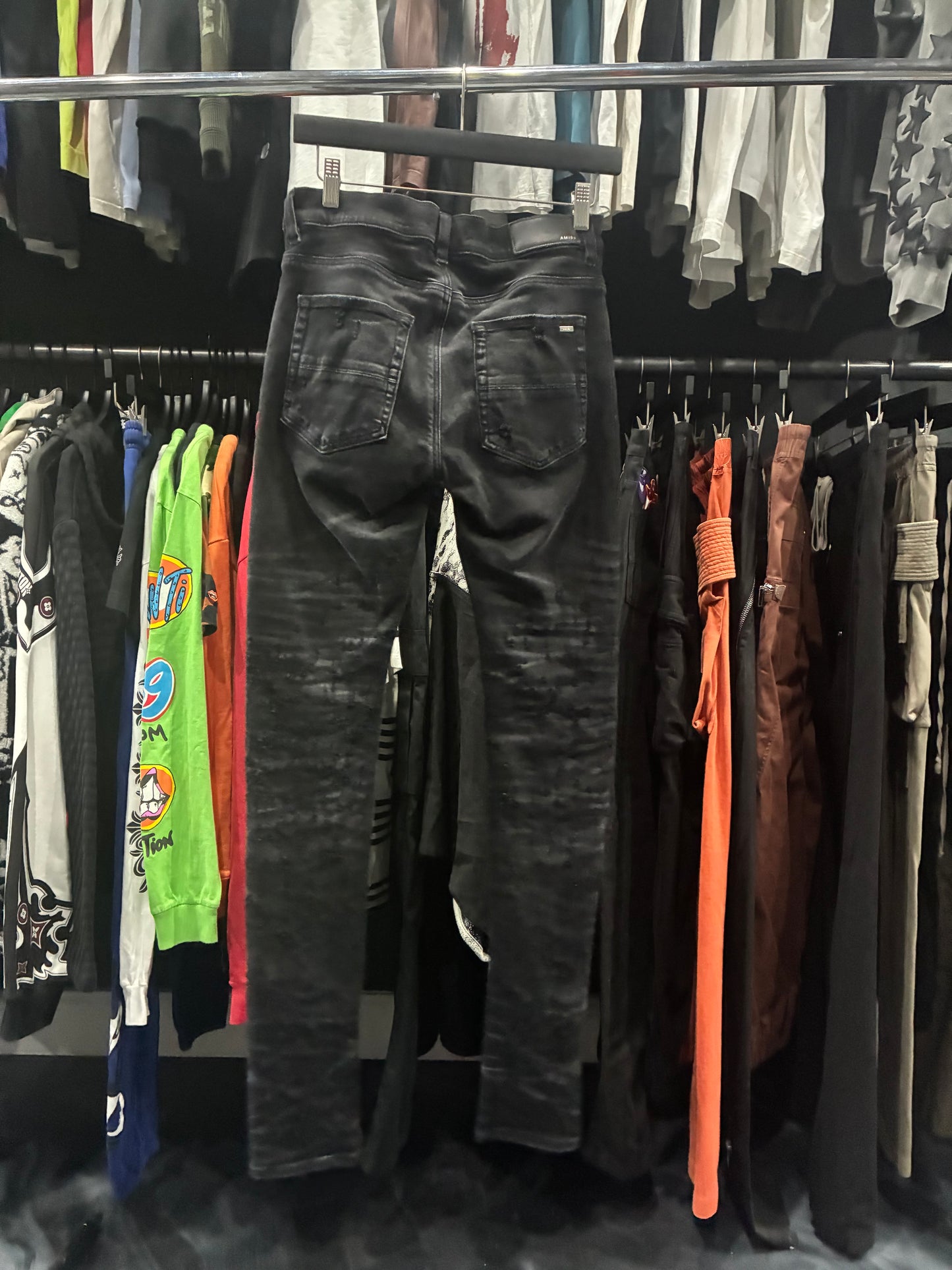 Amiri Aged Black Shotgun Jean (28)