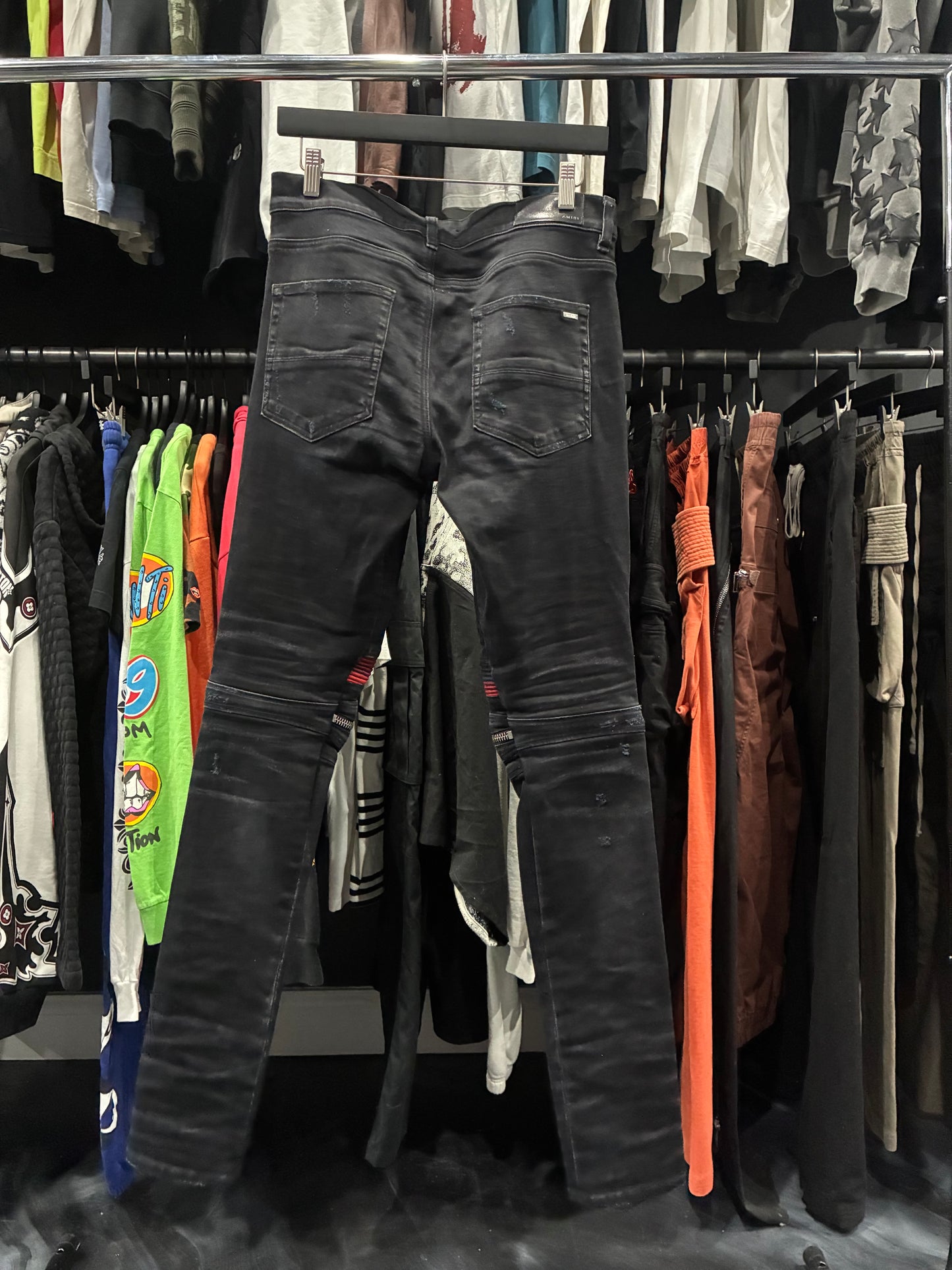 Amiri Aged Black Plaid MX2 Jean (31)