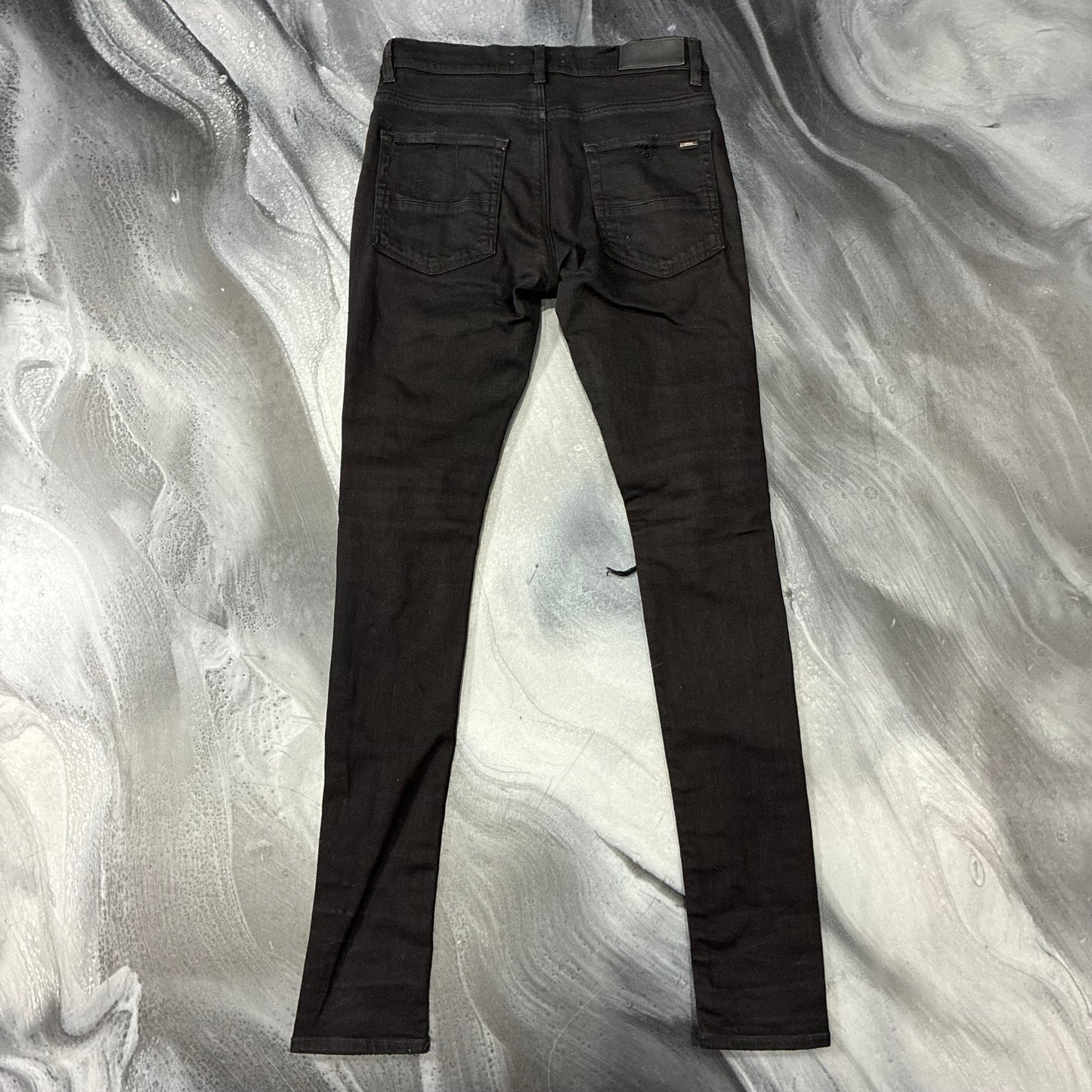 Amiri Black/Yellow Aloha Patch MX1 Jean (31)