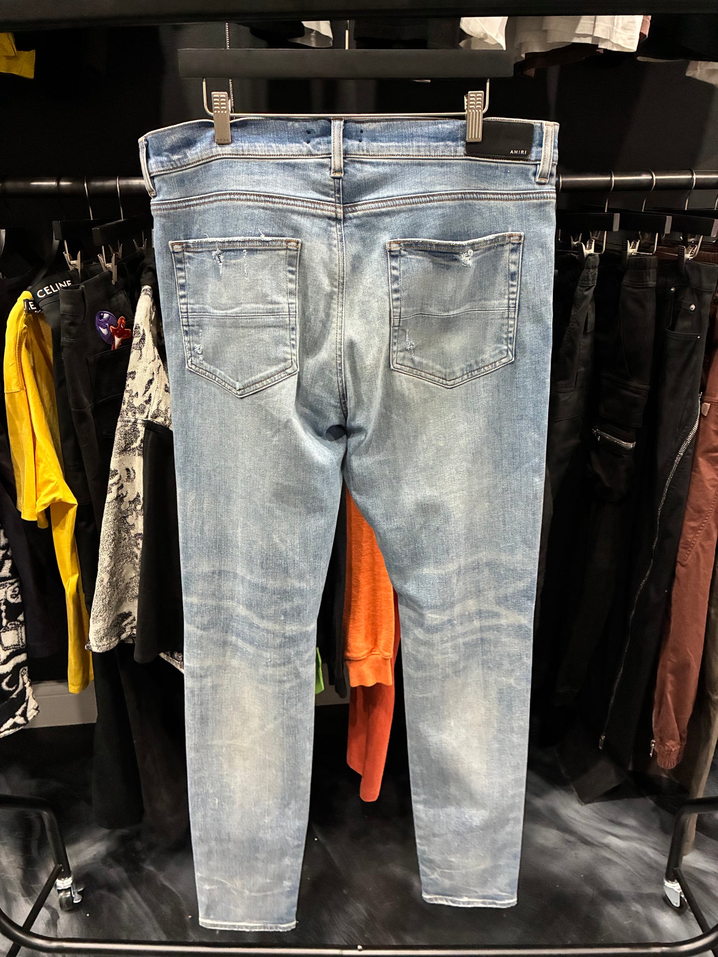 Amiri Light Blue/Denim Core Logo Jean (38)