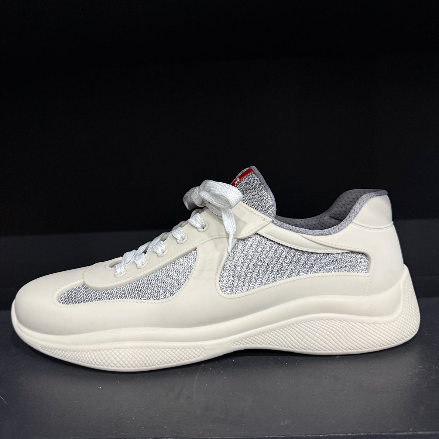Prada White American Cup Sneaker  (46)