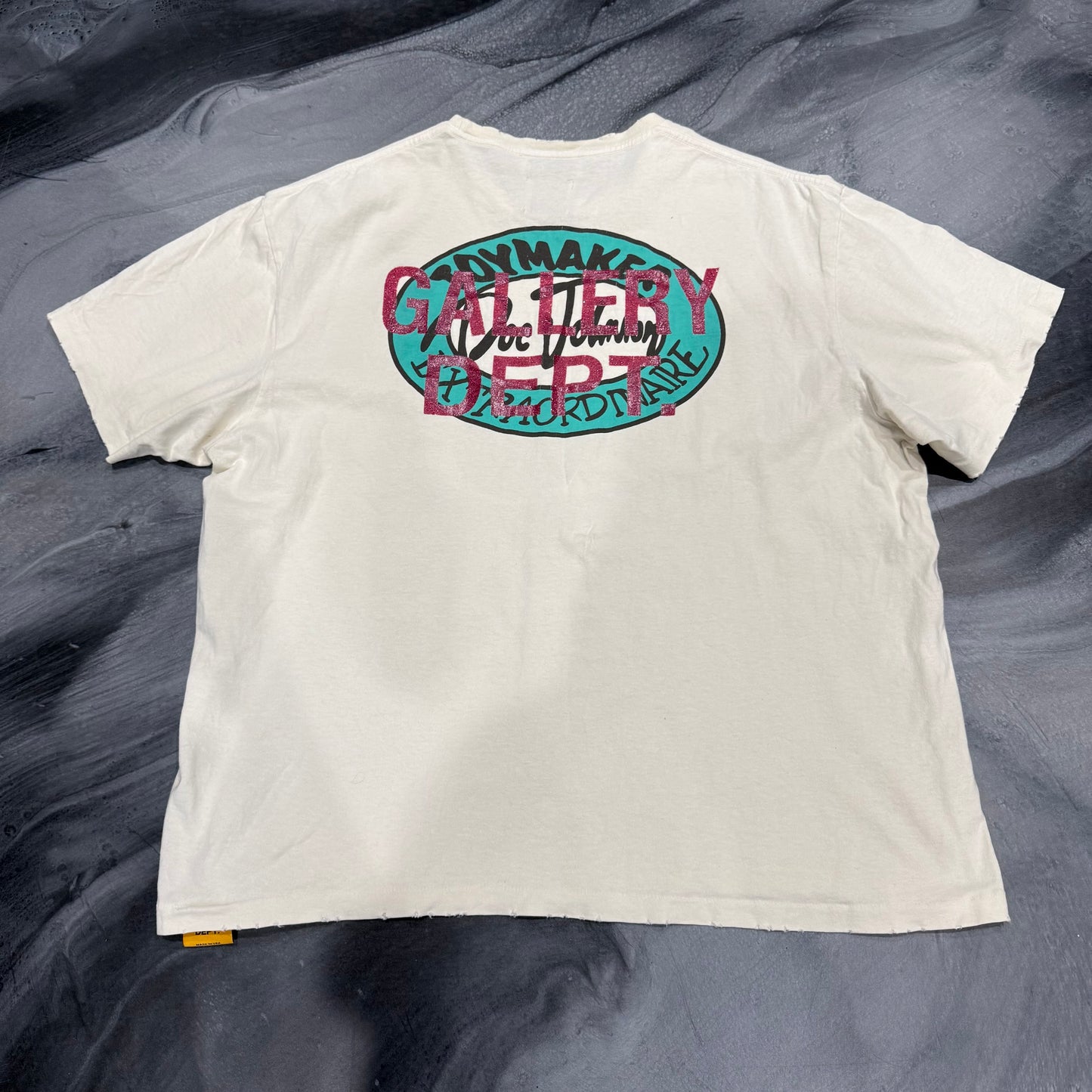 Gallery Dept Cream My Batteries Died Tee (XL)