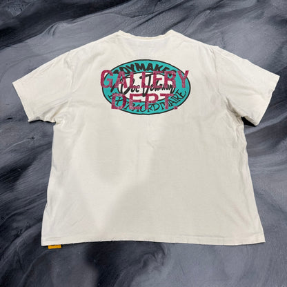 Gallery Dept Cream My Batteries Died Tee (XL)