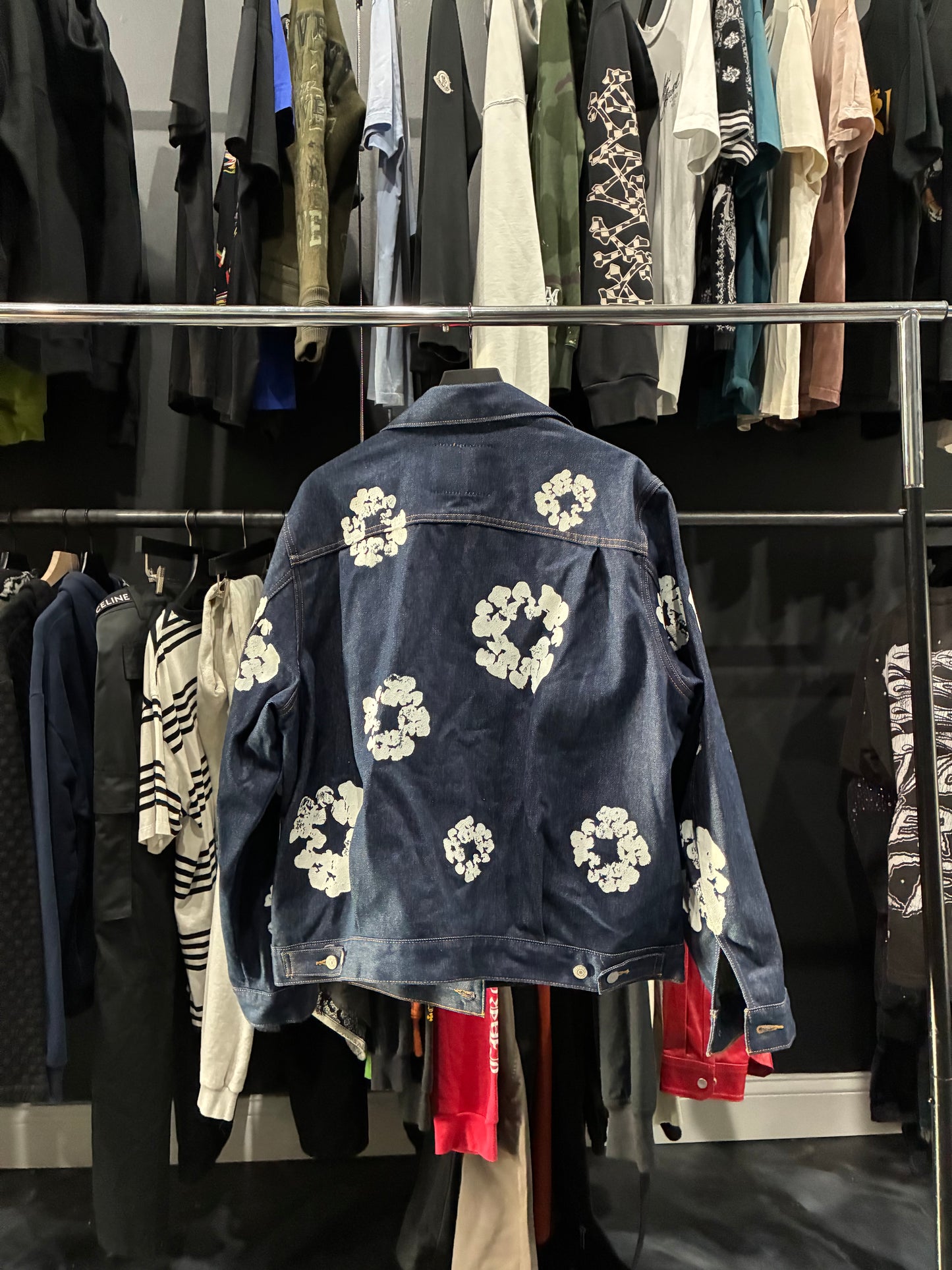 Denim Tears Dark Blue Denim Jacket (L)