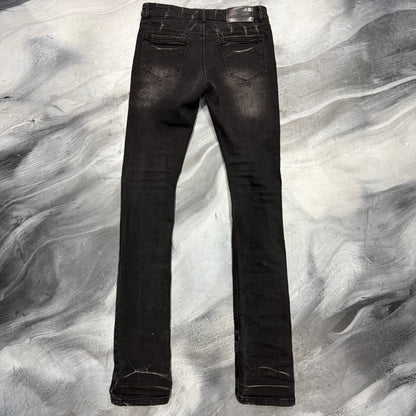 RTA Distressed Skinny Boot Cut Jean (32)