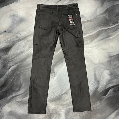 Ksubi Waxed Black ‘999’ Jean (34)