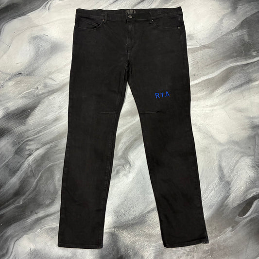 RTA Black/Blue Logo Stripe Jean (38)