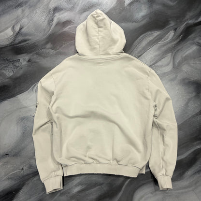 Bottega Desires Grey Tech Zip Up Jacket (2XL)