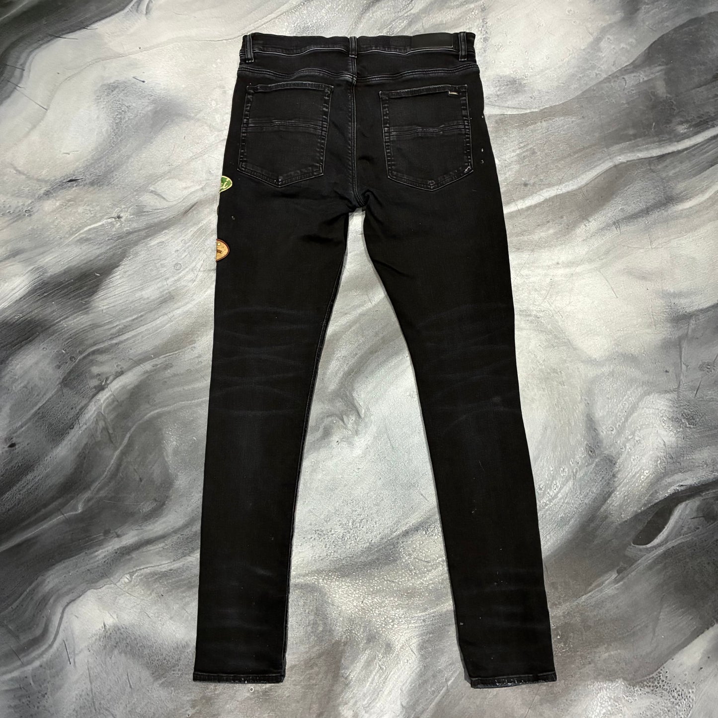 Amiri Black Vintage Patch Jean (34)
