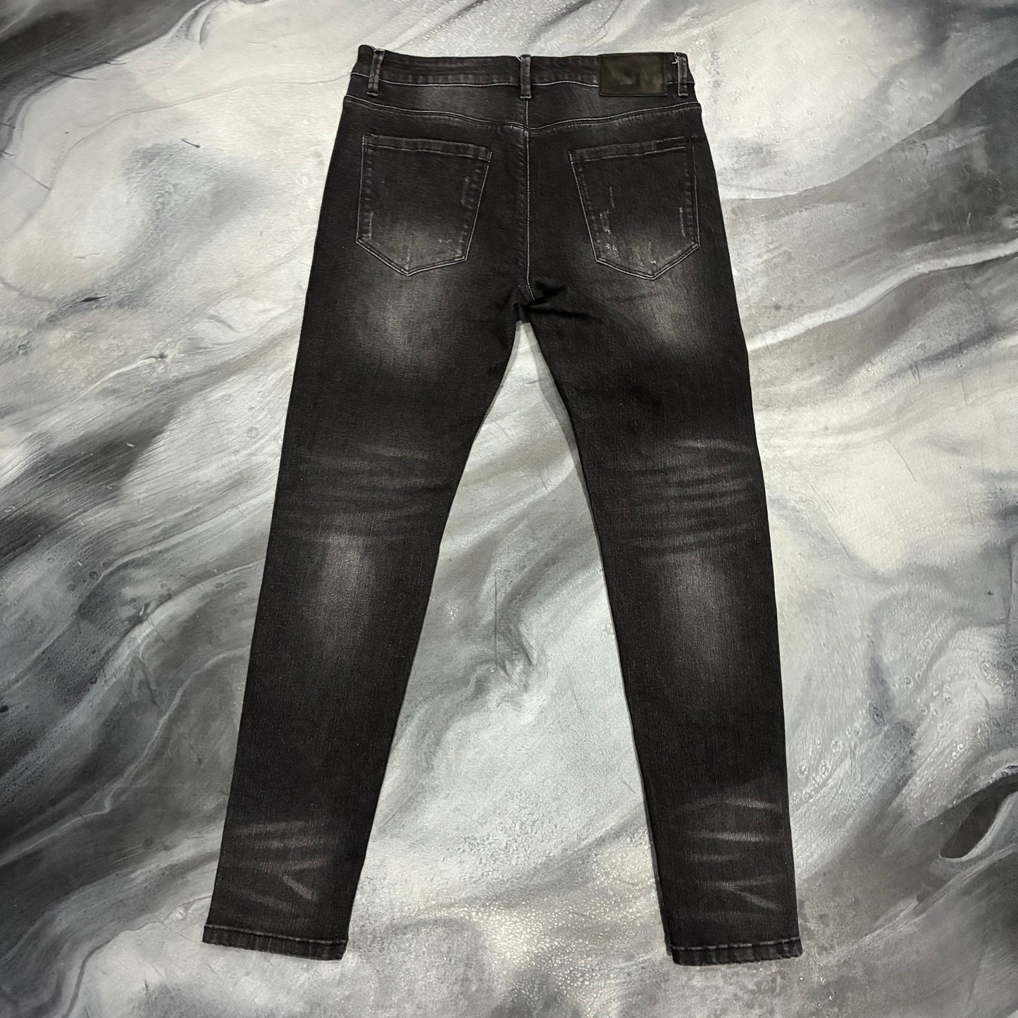 RTA Black/Silver Crosses Jean (32)