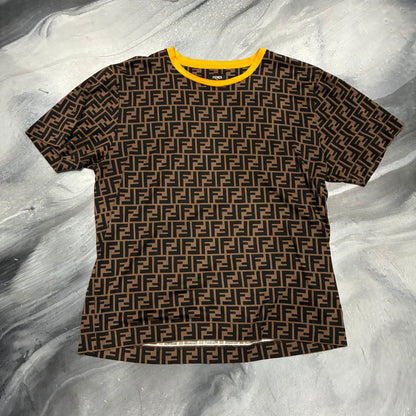 Fendi Brown Monogram Tee (M)