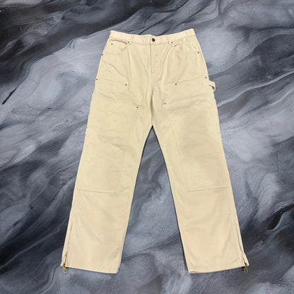 Louis V. Tan Carpenter Monogram Pants (36)