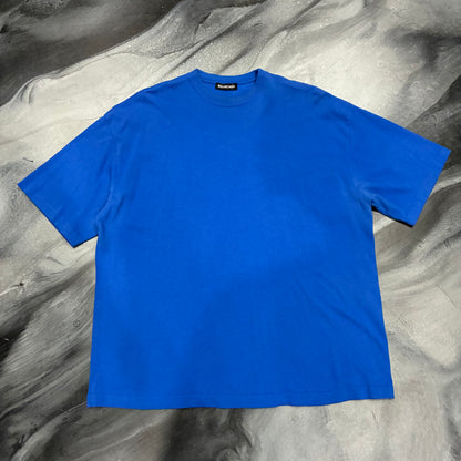 Balenciaga Blue/White Back Logo Tee (L)
