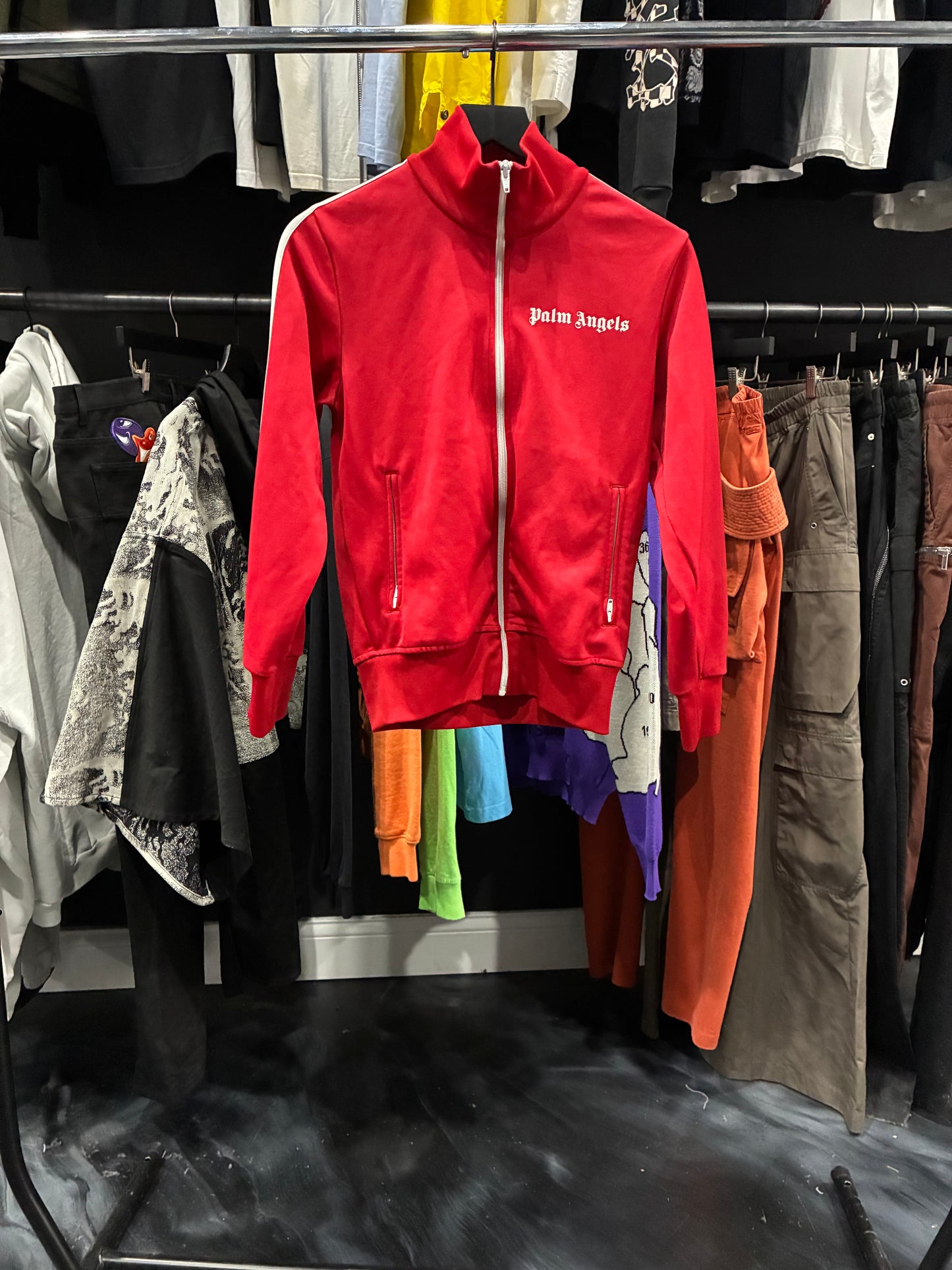 Palm Angels Red Classic Track Jacket (XS)