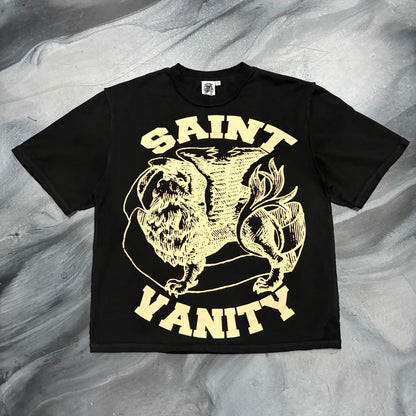 Saint Vanity Black/Cream Griffin Tee (S)