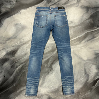Amiri Deep Blue Stack Jean (31)