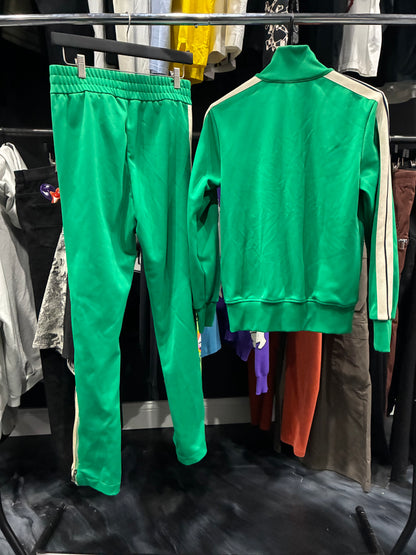 Palm Angels Bright Green Track Suit (S)