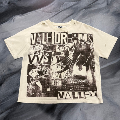 Vale Cream Moshpit Tee (S)