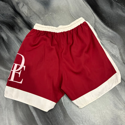 Rhude Red/Pink Side Logo Shorts (L)