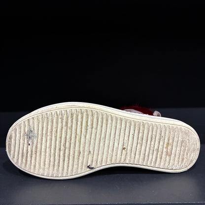 Rick Owen’s Red Fur High Sneaker (41)