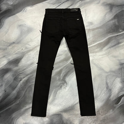 Amiri Black/Baby Blue Boucle Patch Jean (29)
