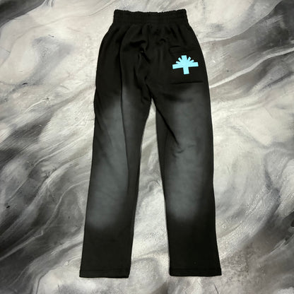 Vertabrae Black/Pink Sweatpants (L)