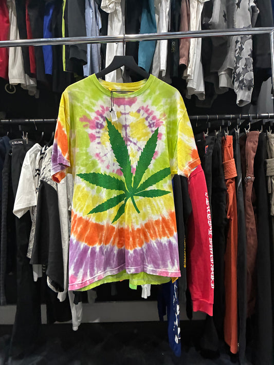 Gallery Dept Tie Dye Weed Tee (M)