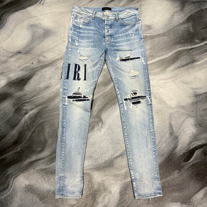Amiri Light Blue/Denim Core Logo Jean (30)