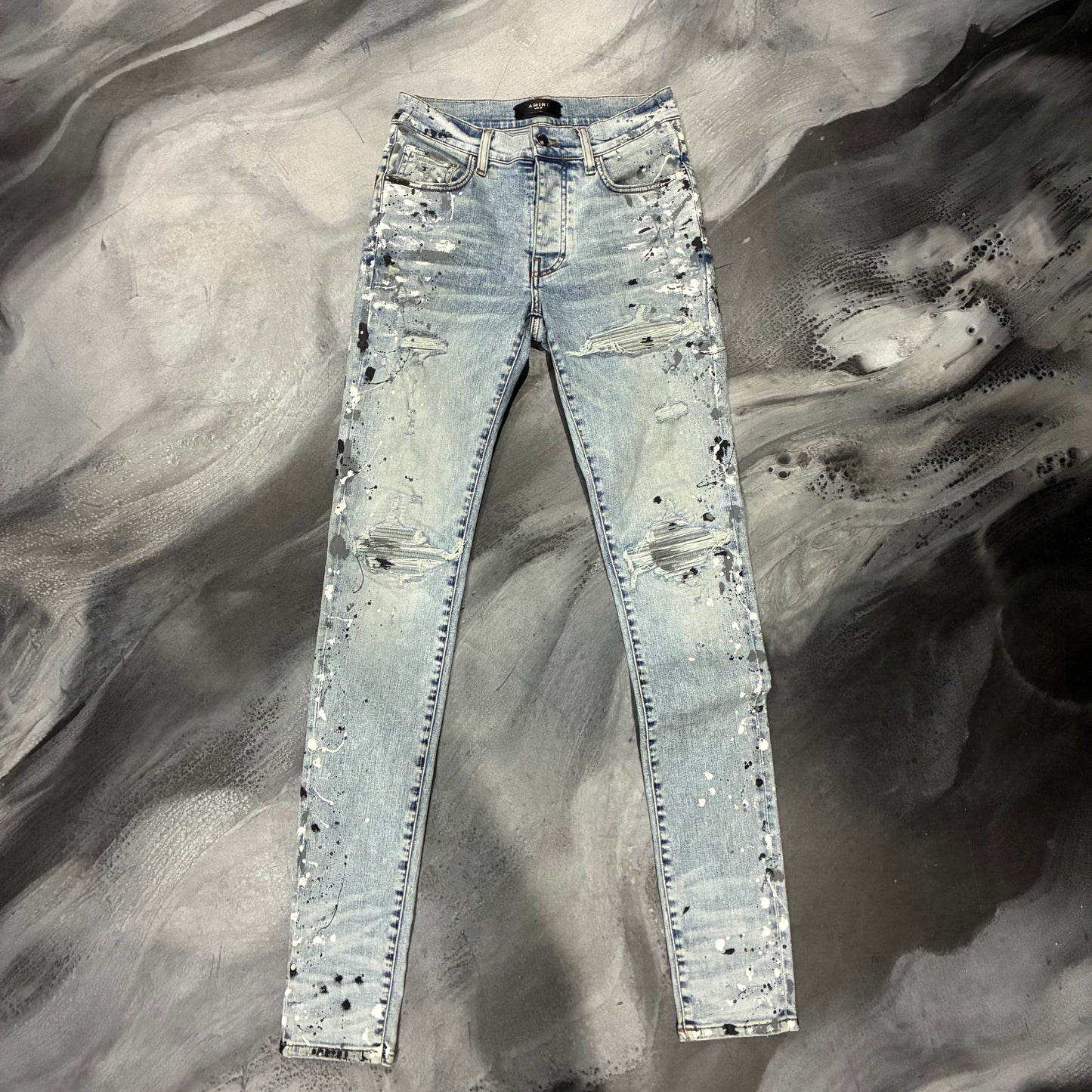Amiri Light Blue/Paint Splatter MX1 Jean (29)
